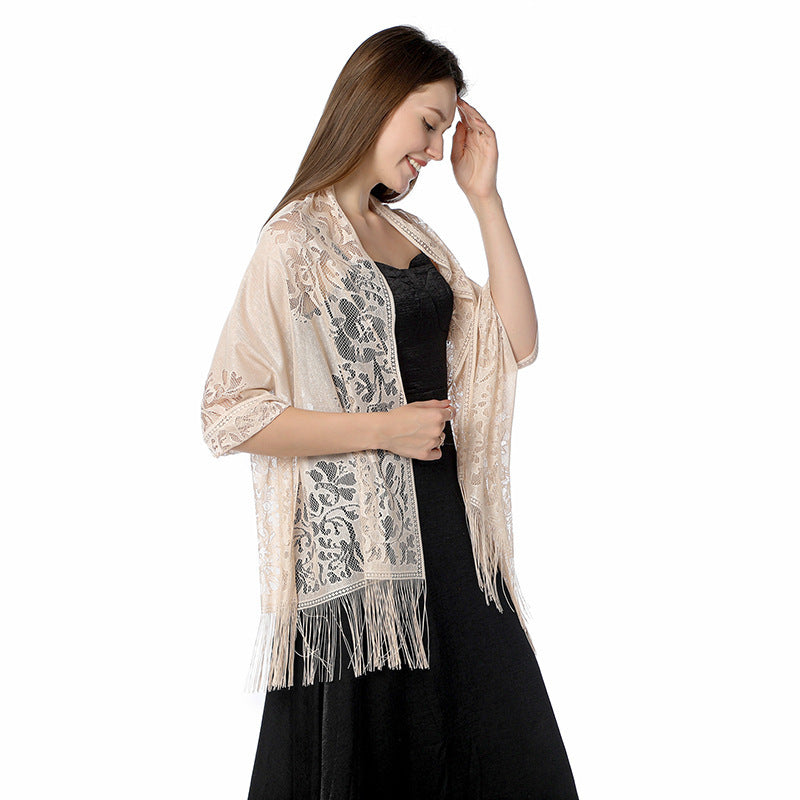 Lace Shawl Bridesmaid Evening Dress Cheongsam Shawl