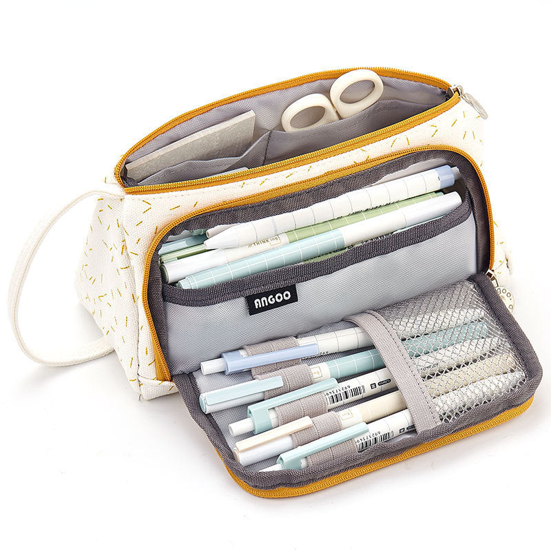 Plaid pencil case