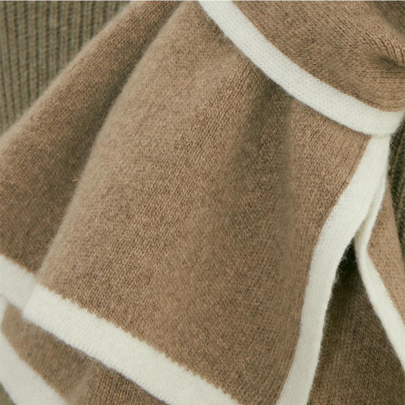 Women's New Simple Cashmere Scarf Knitting