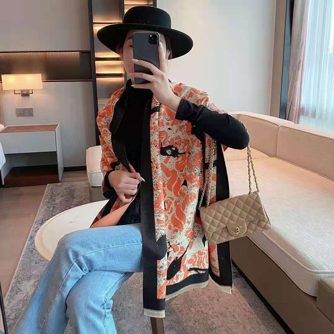 Autumn And Winter New Imitation Cashmere Shawl Scarf