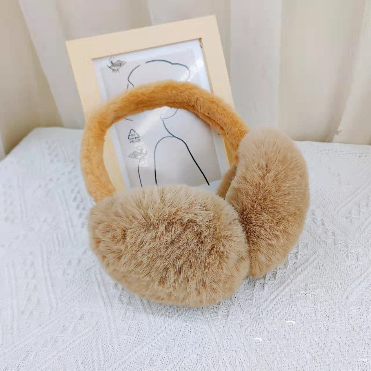 Earmuffs Warm Winter Female Simple Student Ear Warmers Ear Protection Plush Earmuff Anti-freezing Folding Earmuffs