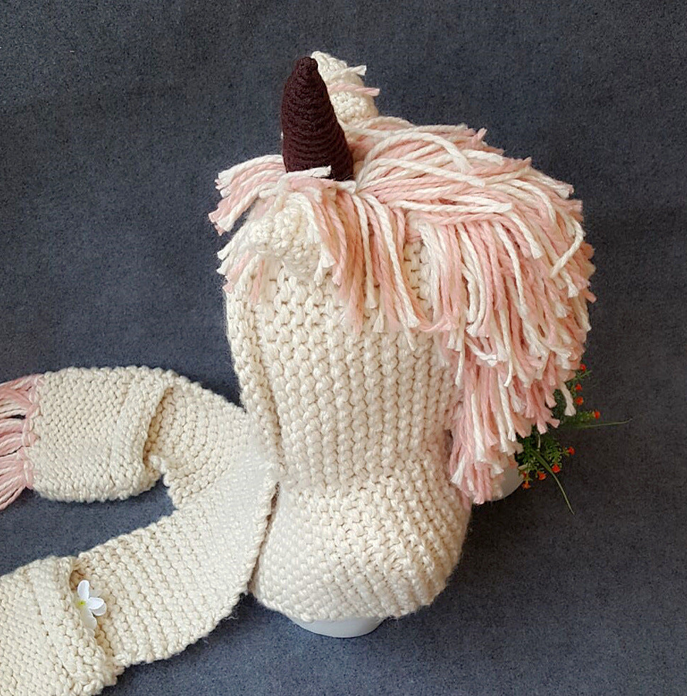 Wool Scarf One Piece Cloak Shawl Tassels