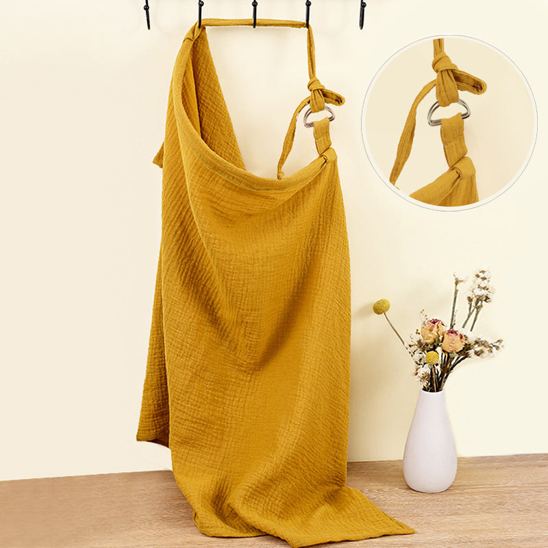 Double Layer Pure Cotton Baby Cover Blanket Breastfeed Outwear Towel Anti-exposure Shawl