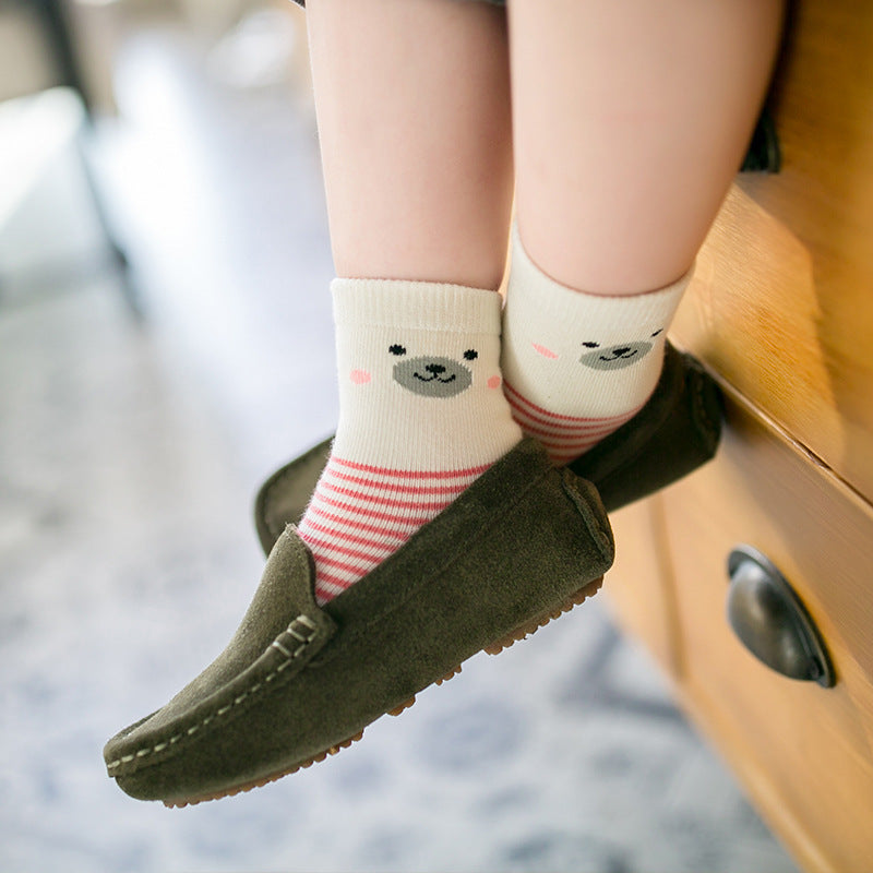 Three-dimensional cartoon baby socks