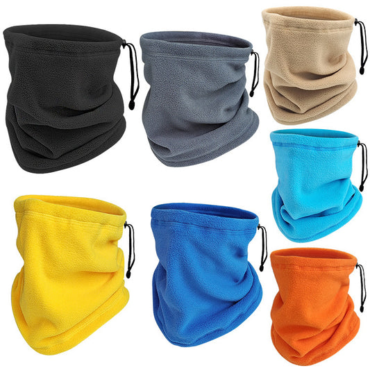 Bicycle Outdoor Cycling Warm Drawstring Rocking Fleece Neck Cover