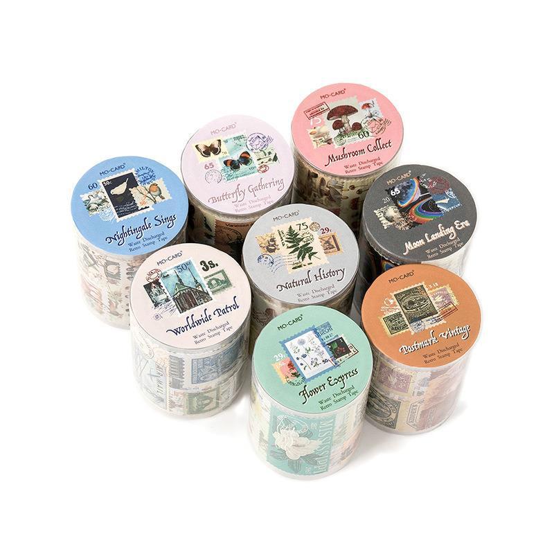 Retro Diy Journal Decoration Coated Paper Stamp