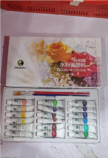 Marley Gouache Pigment 12ml Boxed 12 Colors 18 Colors 24 Colors Pigments