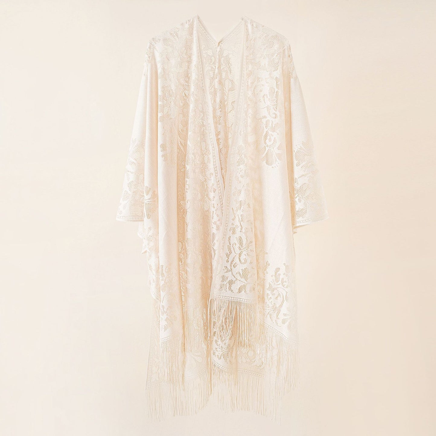 Lace Smock Holiday Beach Cape Sun Protection Clothing