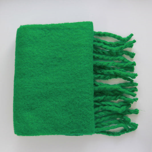 Women's Classic Solid Color Thick Beard  Cashmere Scarf