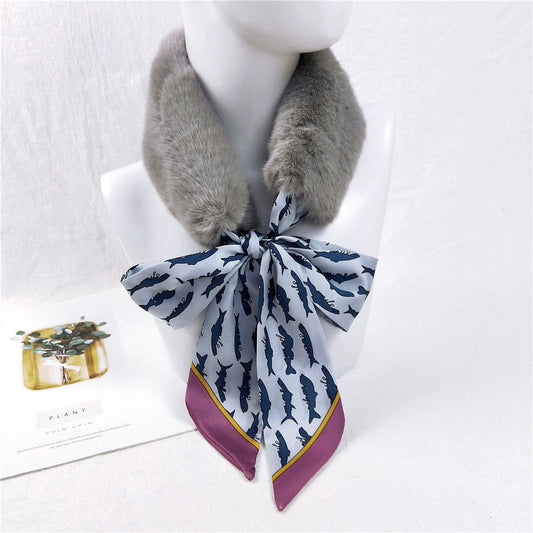 Korean Version Of Thickened Warm Student Scarf In Winter