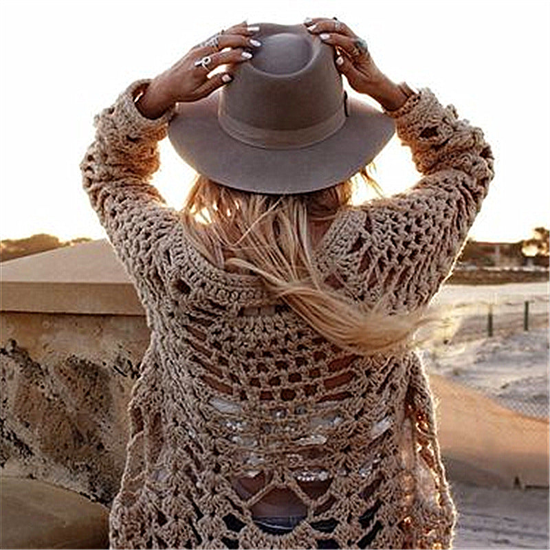 Women's Thick Wool Loose Knitted Cardigan