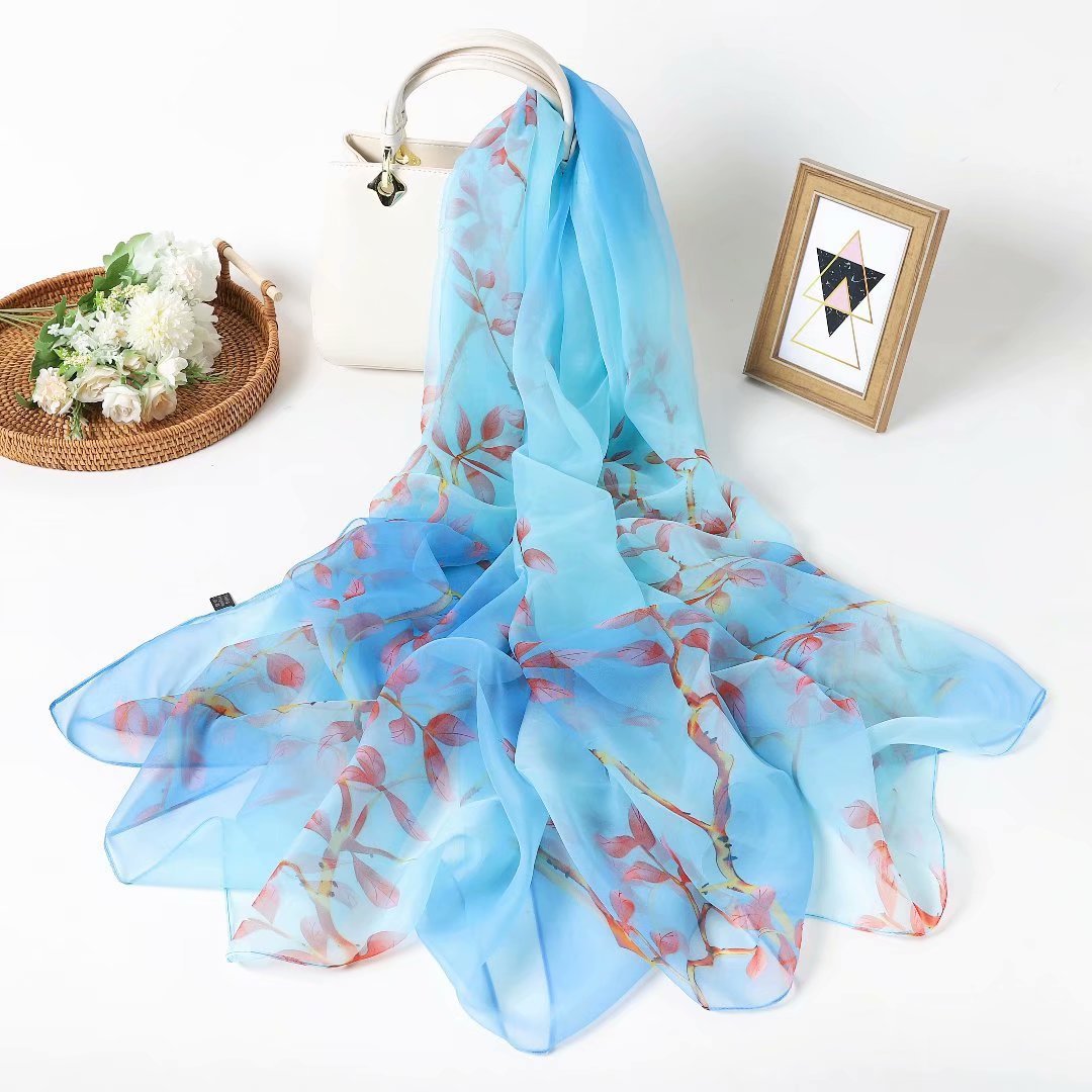 Yourou Yarn Silk Scarf Female Korean Version All-match