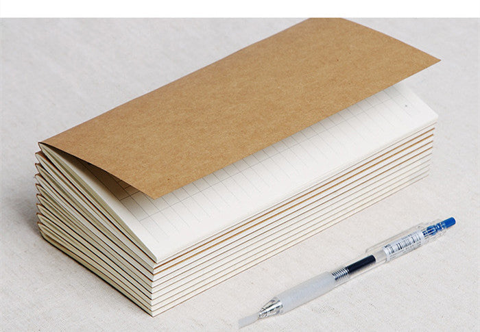 Travel Cowhide Diary Standard Refill Inner Core