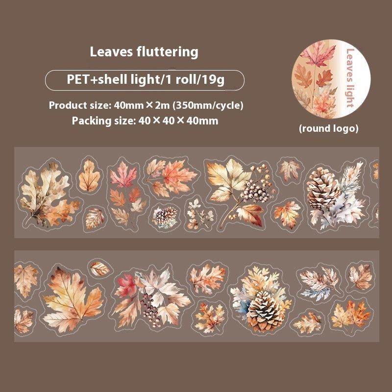 Deciduous Poetry Series Hand Account DIY Decorative Stickers