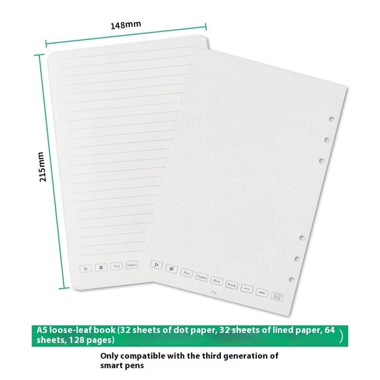 Loose Spiral Notebook Filling Paper