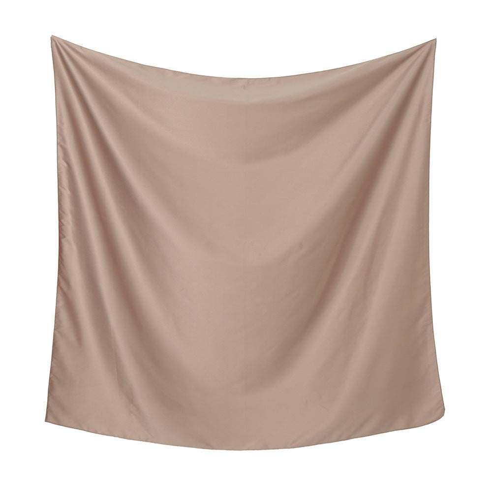 Malaysian Fashion Artificial Silk Subchromin Square Scarf Headcloth Women