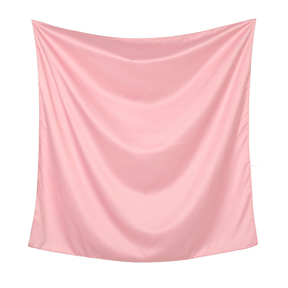 Malaysian Fashion Artificial Silk Subchromin Square Scarf Headcloth Women
