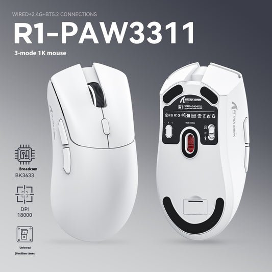 Attack Shark Wireless Bluetooth Three-model Lightweight Mouse E-sports Games Office