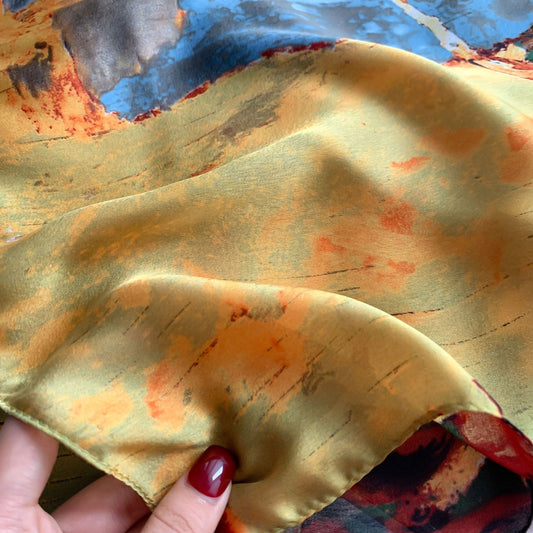 Simulation Silk Decorative Air-conditioning Shawl Hundred Sun Protection Beach Towel