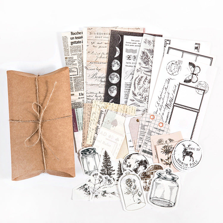 Hand Account Material Set Spree Retro Room Notes