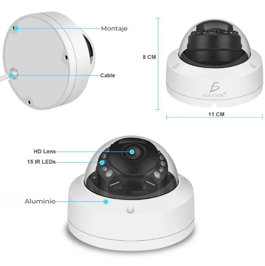 4MP 4X Zoom Surveillance Camera With POE Output