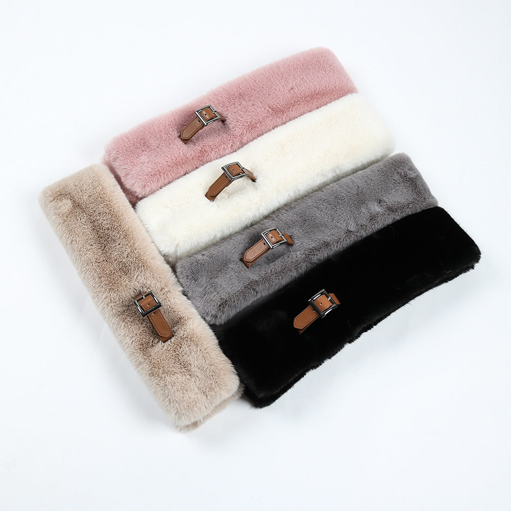 Women's Scarf Winter All-matching Plush Bandana