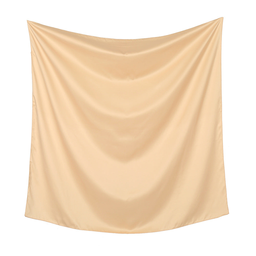 Malaysian Fashion Artificial Silk Subchromin Square Scarf Headcloth Women