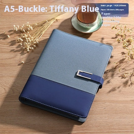 Business Thickening Notebook Soft Leather High-grade Gift Set