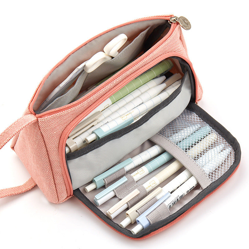 Plaid pencil case