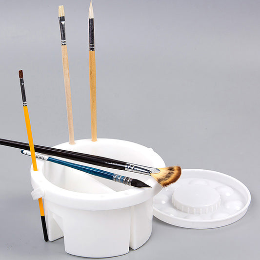 Student Art Use Portable Brush Holder For Painting Gouache Watercolor Oil Painting Material