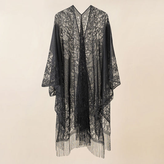 Lace Smock Holiday Beach Cape Sun Protection Clothing