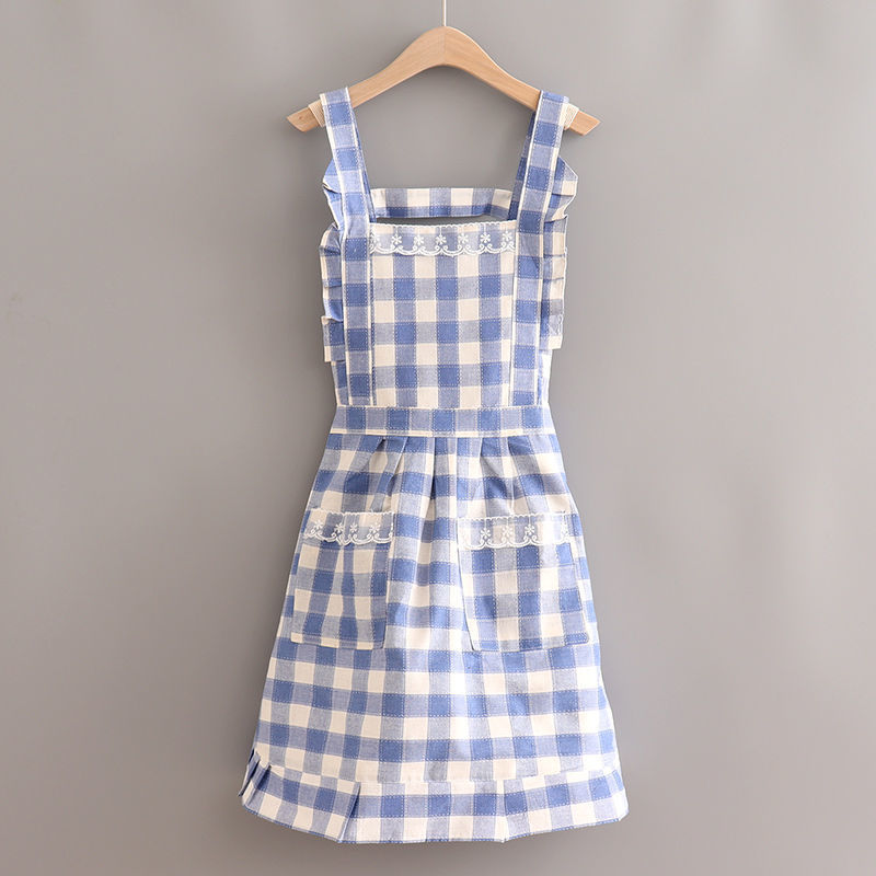 Adults Korean Version Of The Cute Rustic Temperament Breathable Canvas Apron