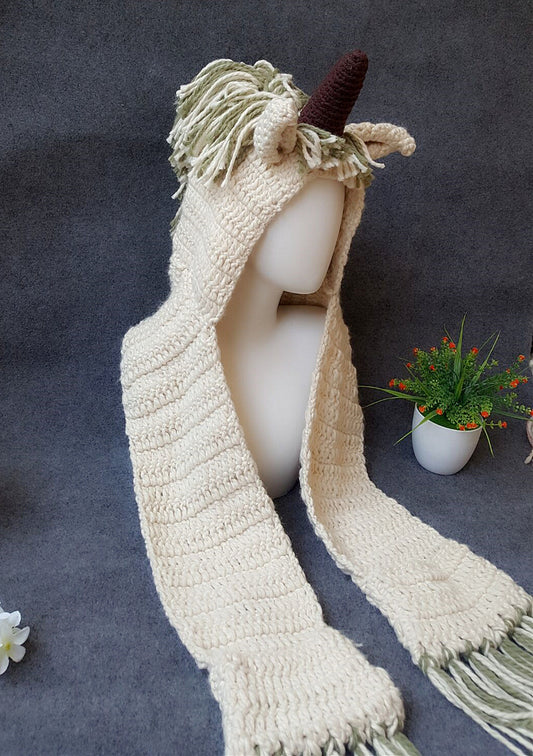 Wool Scarf One Piece Cloak Shawl Tassels
