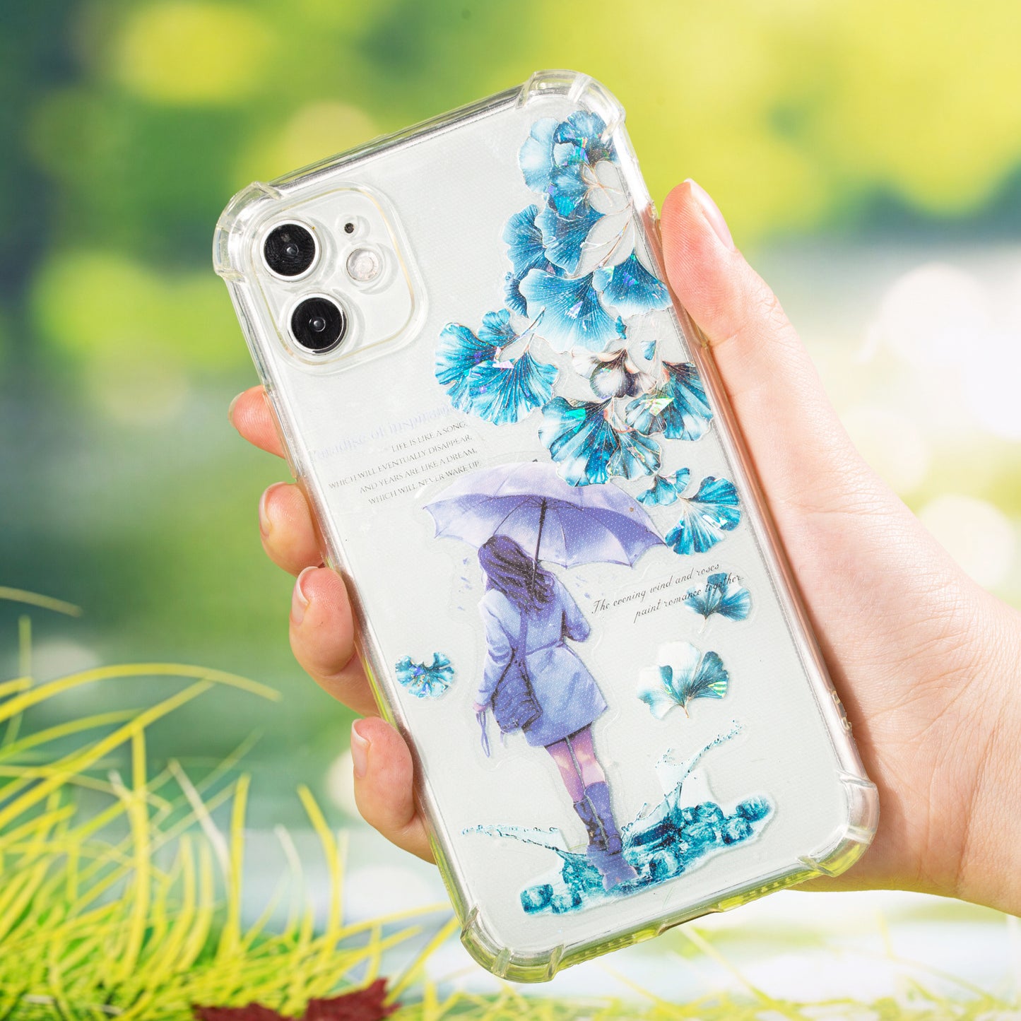 Deciduous Poetry Series Hand Account DIY Decorative Stickers
