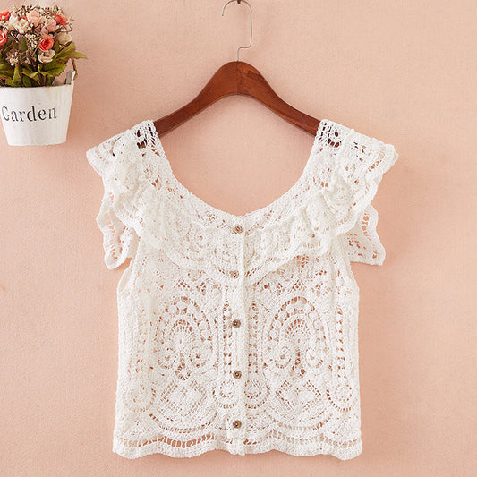 Sleeveless Vest Top Women's Small Sling Vest