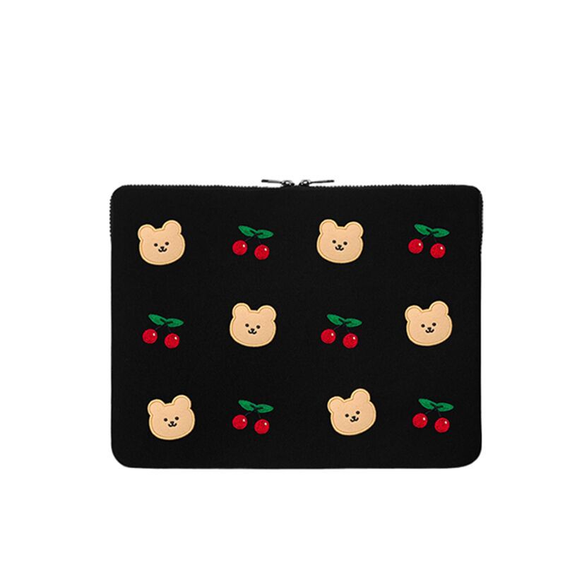 Cute Embroidered Laptop Sleeve Computer Liner Bag