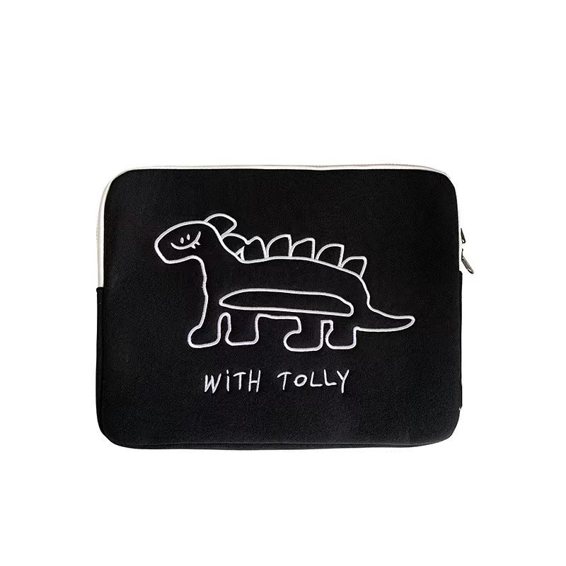 Cute Embroidered Laptop Sleeve Computer Liner Bag