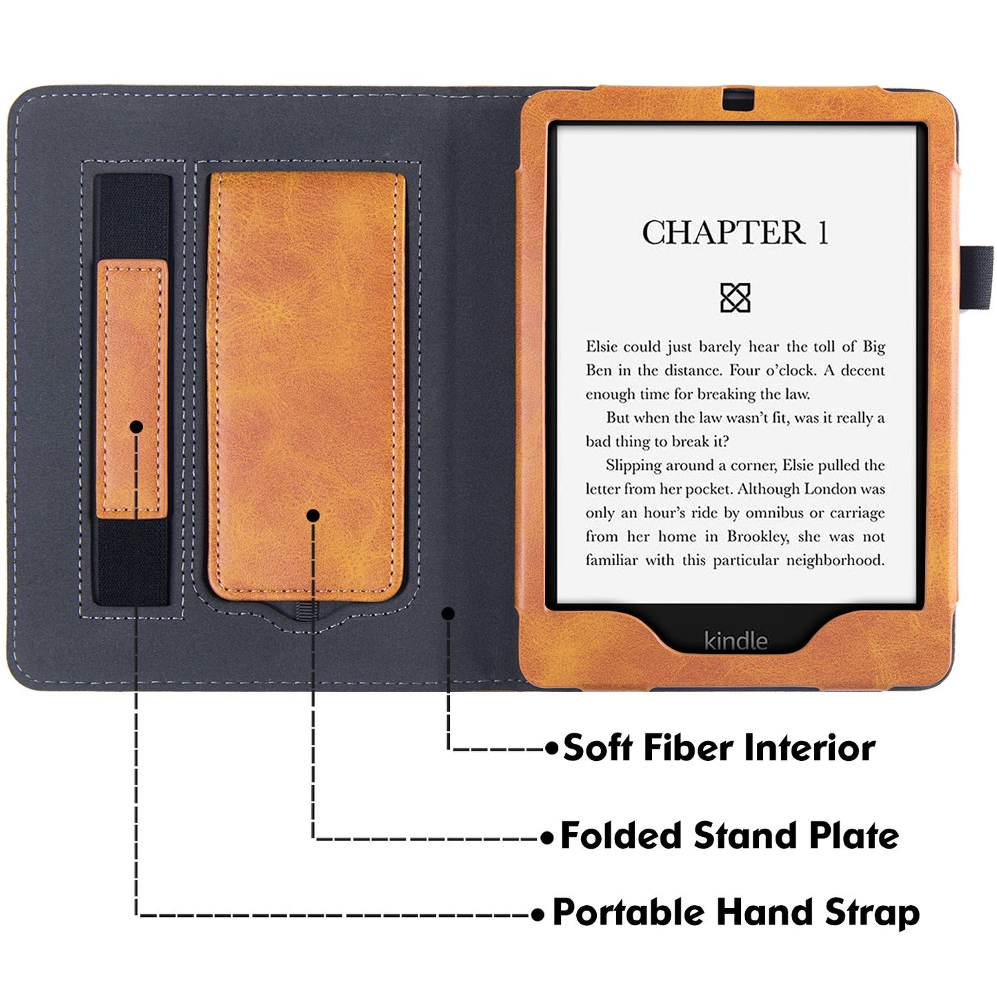 Applicable Kindle Paperwhite11 Leather Case Wrist Splint Bracket