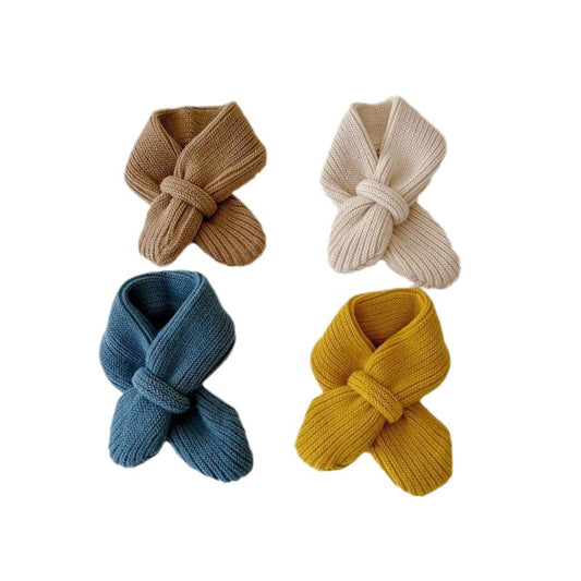 Autumn And Winter Thermal Knitting Wool Baby Bib Scarf