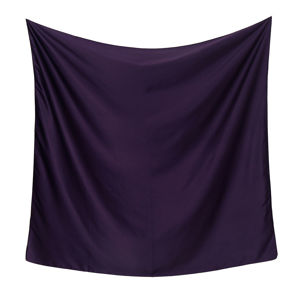Malaysian Fashion Artificial Silk Subchromin Square Scarf Headcloth Women