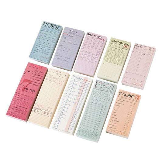 Creative Vintage Writable Pad City Notes