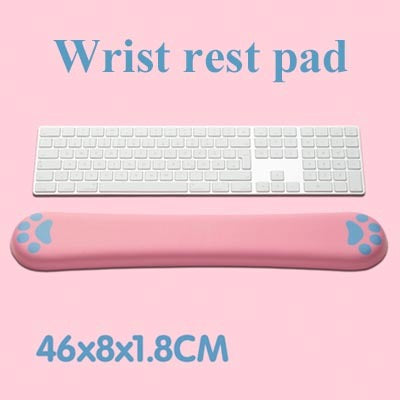 Cat's Claw Memory Foam Keyboard Hand Support Wristband Cute Cartoon Creative