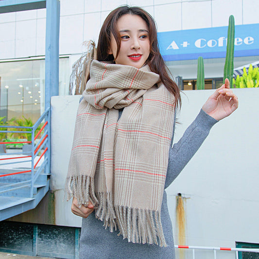 Fashion Warm Cashmere Scarf In Autumn And Winter