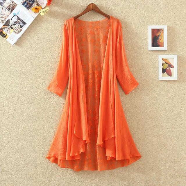 Womens Hollow Loose Loose Sunscreen Air Conditioning Shirt Thin Coat