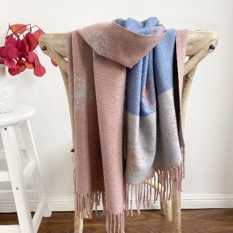 Autumn And Winter Cashmere Dandelion Jacquard Scarf