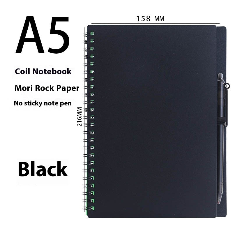 Erasable Coil Book Repeated Writing Draft Notebook Thick Waterproof Forest Rock Stone Paper Notebook Customization