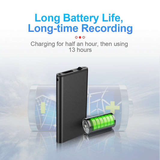Encryption Long-time Intelligent HD Noise Reduction Voice Control Recording Pen