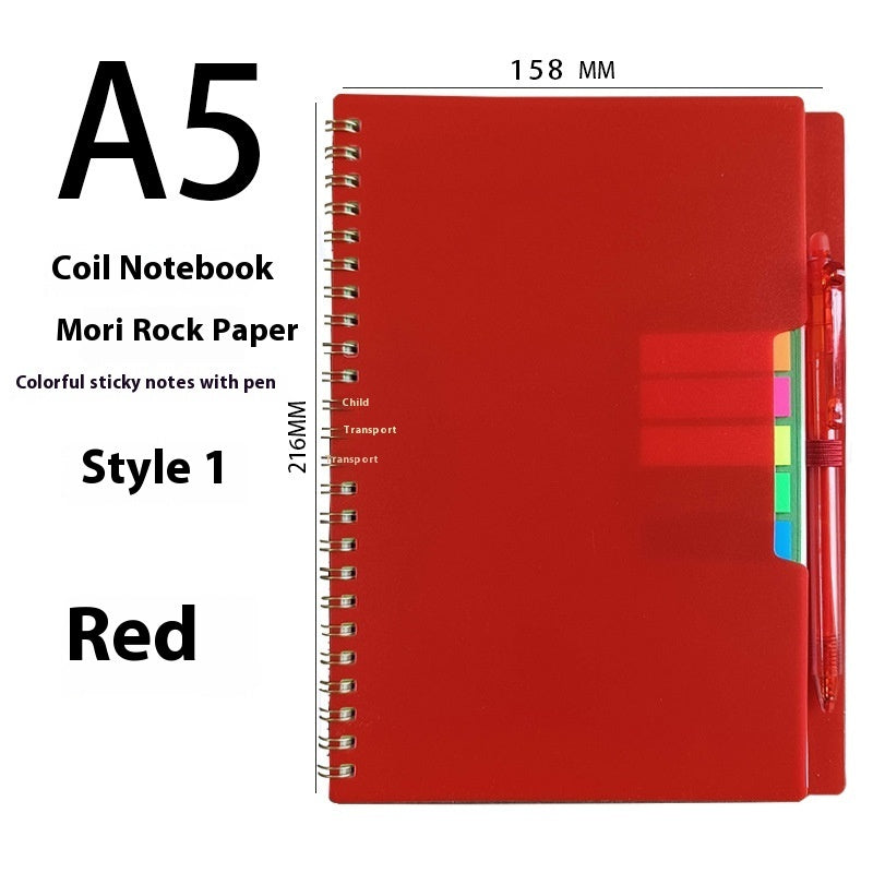 Erasable Coil Book Repeated Writing Draft Notebook Thick Waterproof Forest Rock Stone Paper Notebook Customization