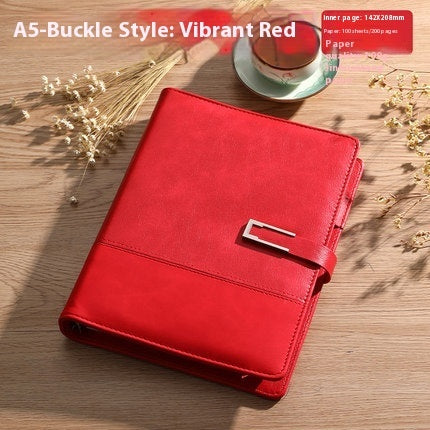 Business Thickening Notebook Soft Leather High-grade Gift Set