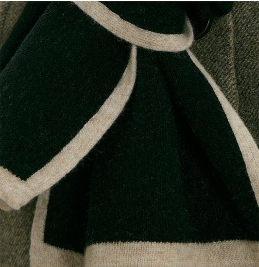 Women's New Simple Cashmere Scarf Knitting